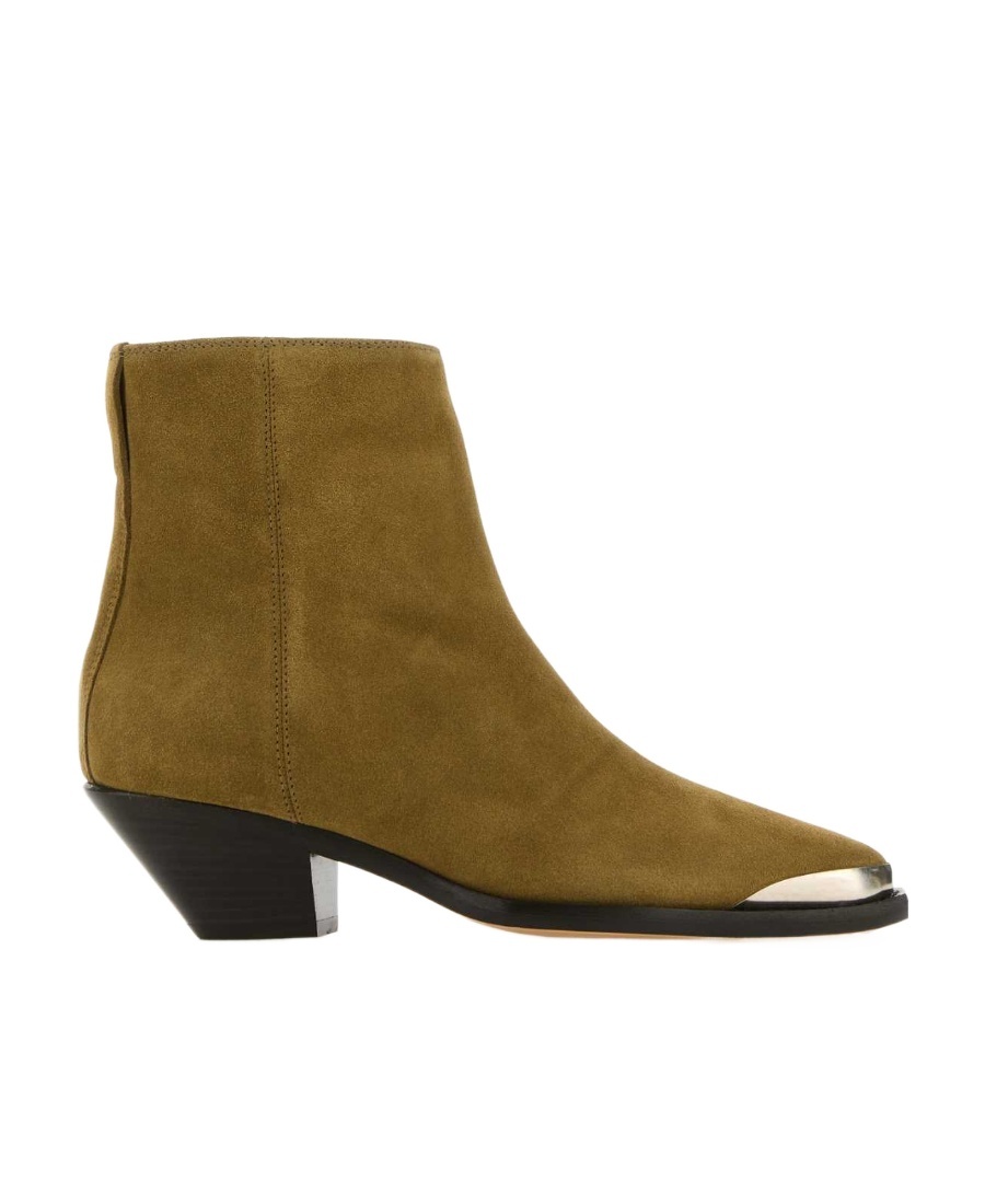 Shop Isabel Marant Adnae Low Boots In Brown