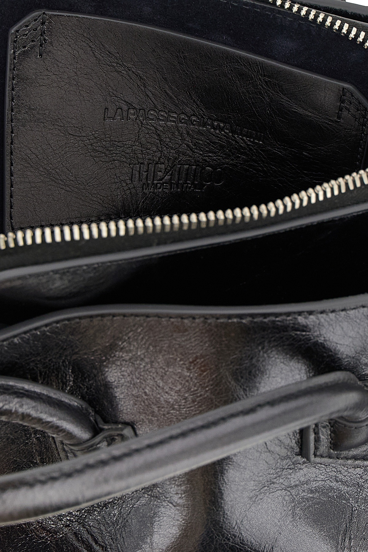 Attico La Passeggiata Mini Handbag In Gray