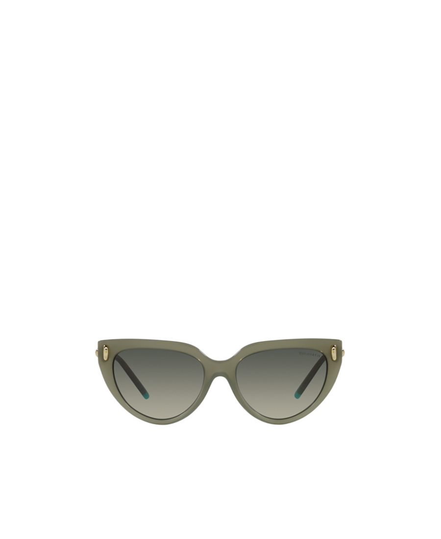 Tiffany & Co Geometric Frame Sunglasses In Gray