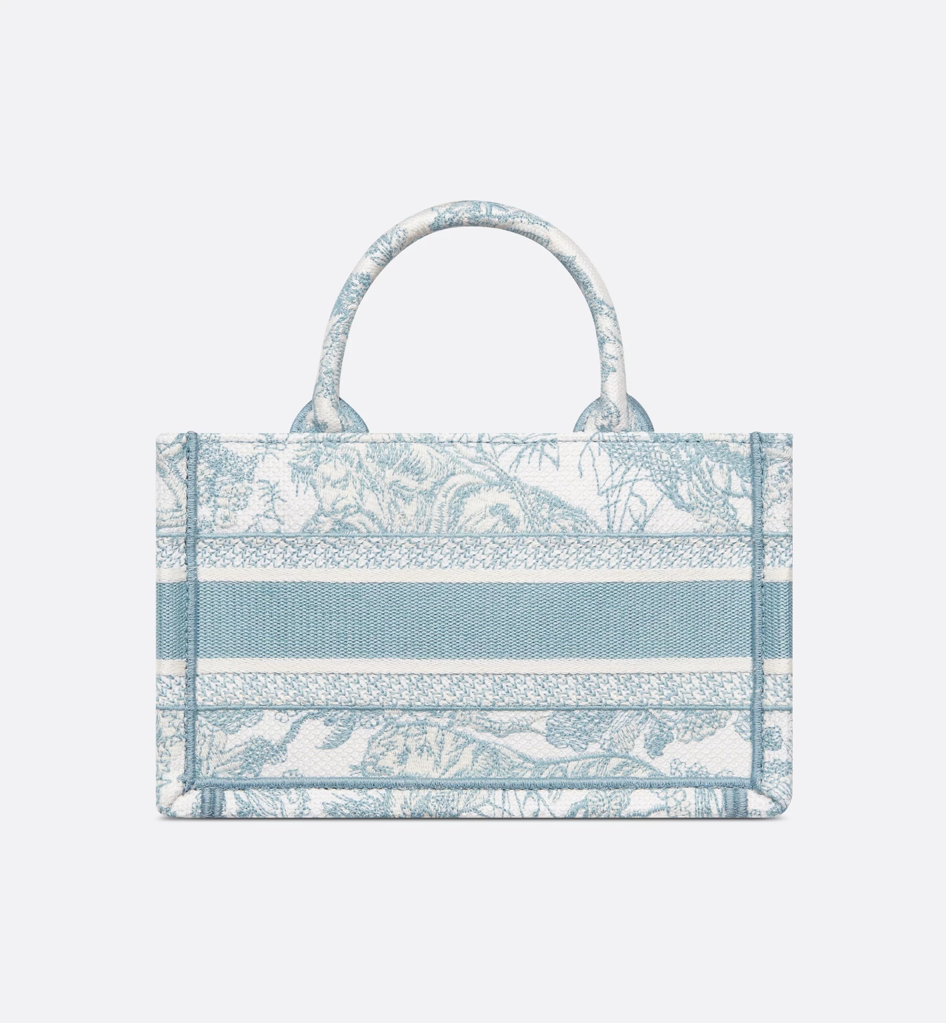 Dior Iviera Mini Book Tote In White