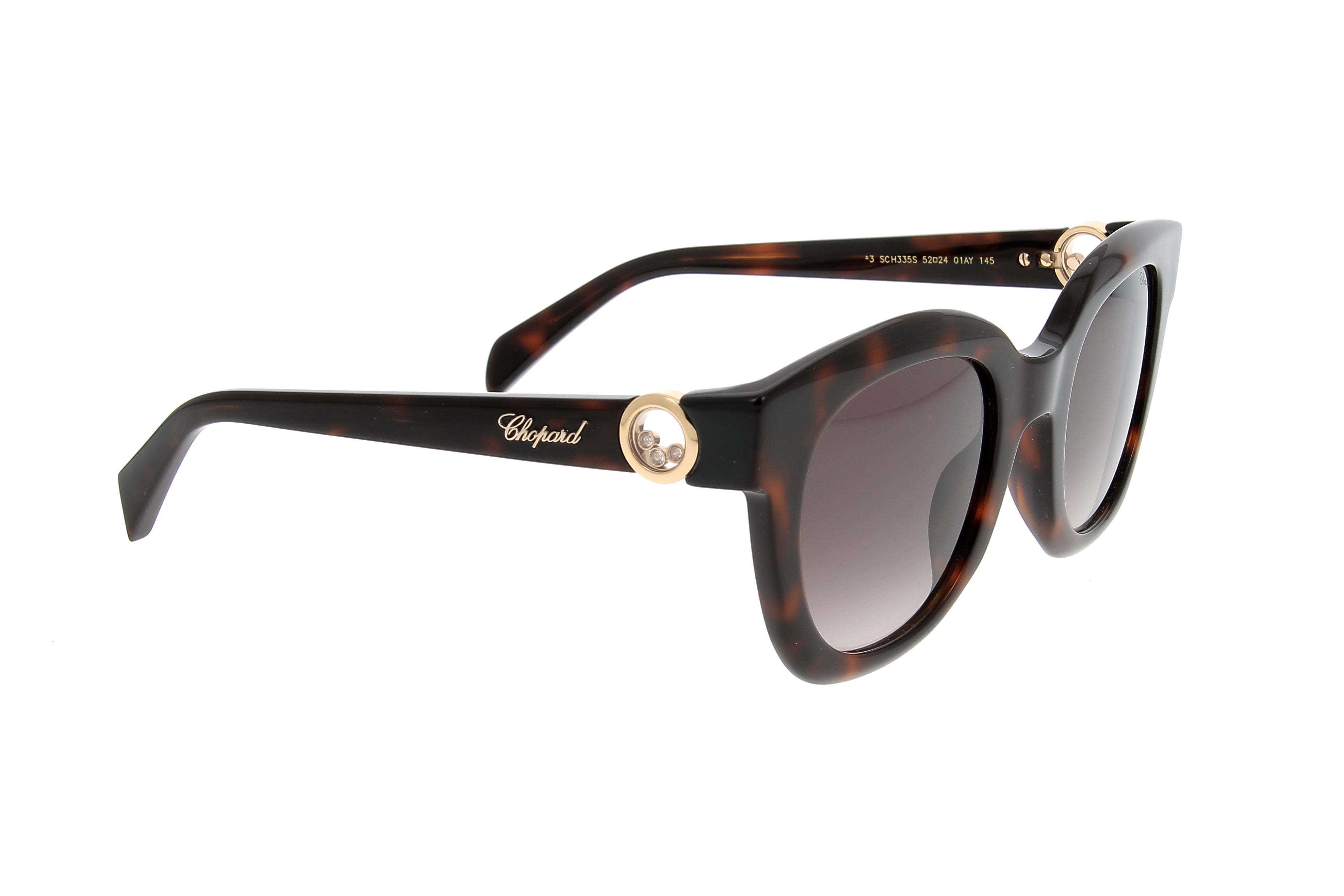 Chopard Eyewear Square Frame Sunglasses In Gray