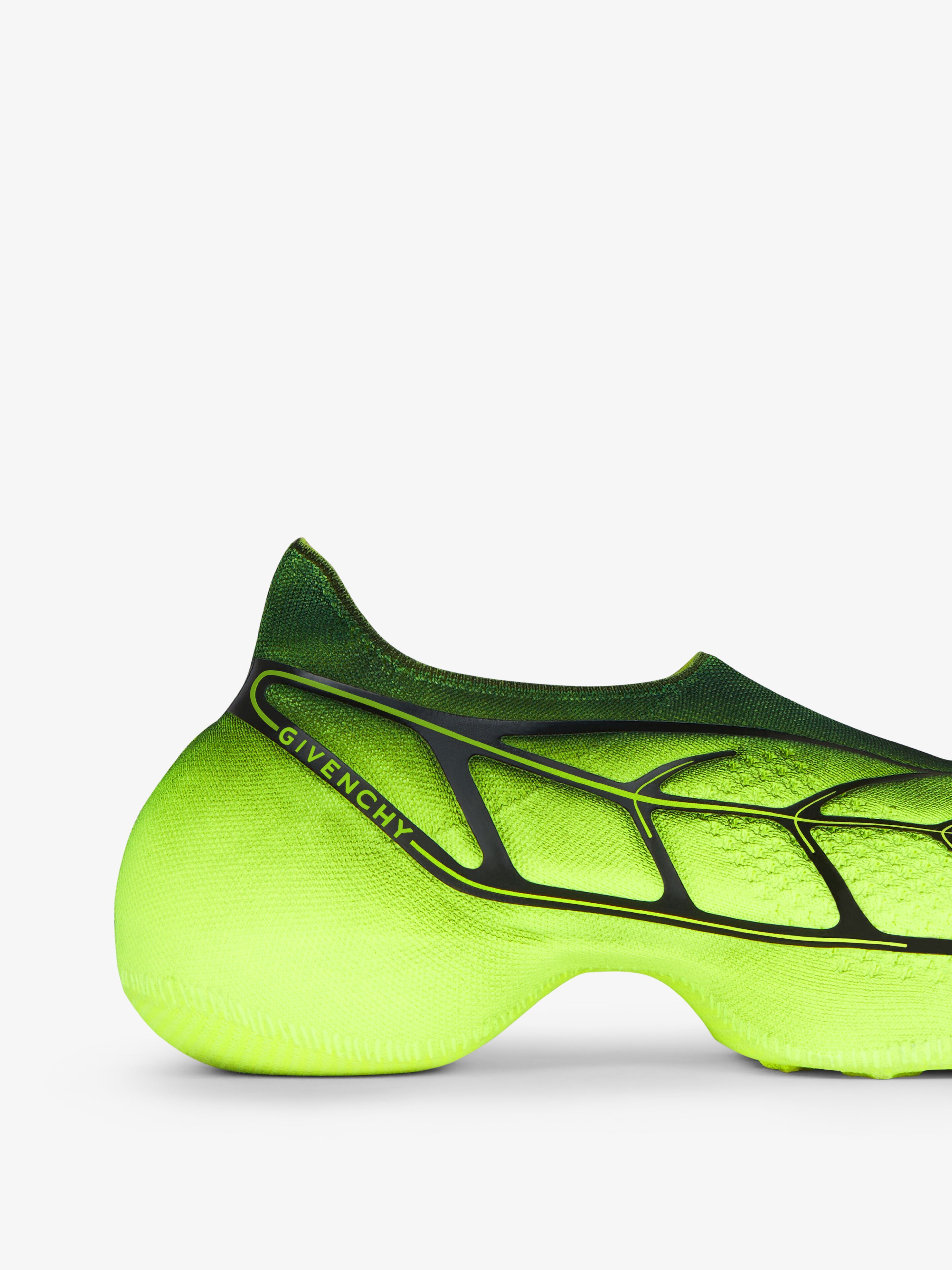 Givenchy Chunky Sole Slip-on Mesh Sneakers In Green