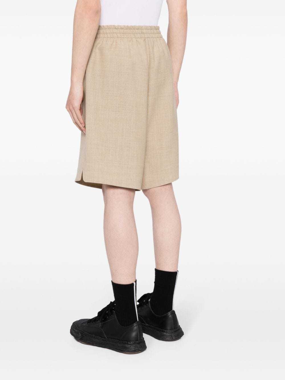 Fear Of God Logo Patch Drawstring Shorts In Multi