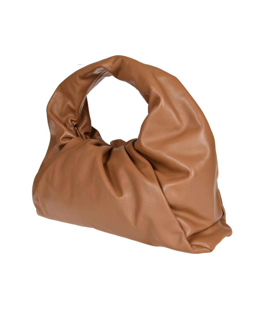 Bottega Veneta The Shoulder Pouch Bag In Brown