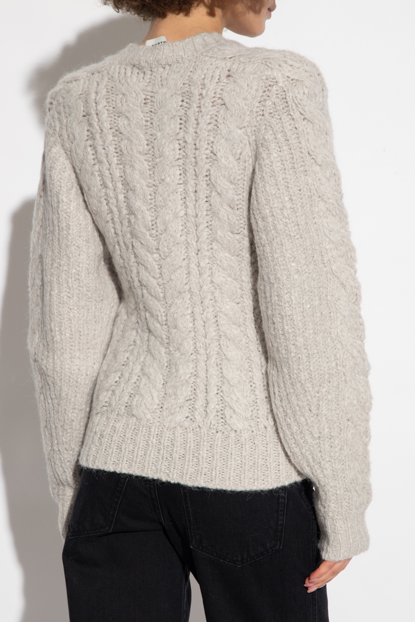 Isabel Marant Noelys Keyhole Jumper In Gray