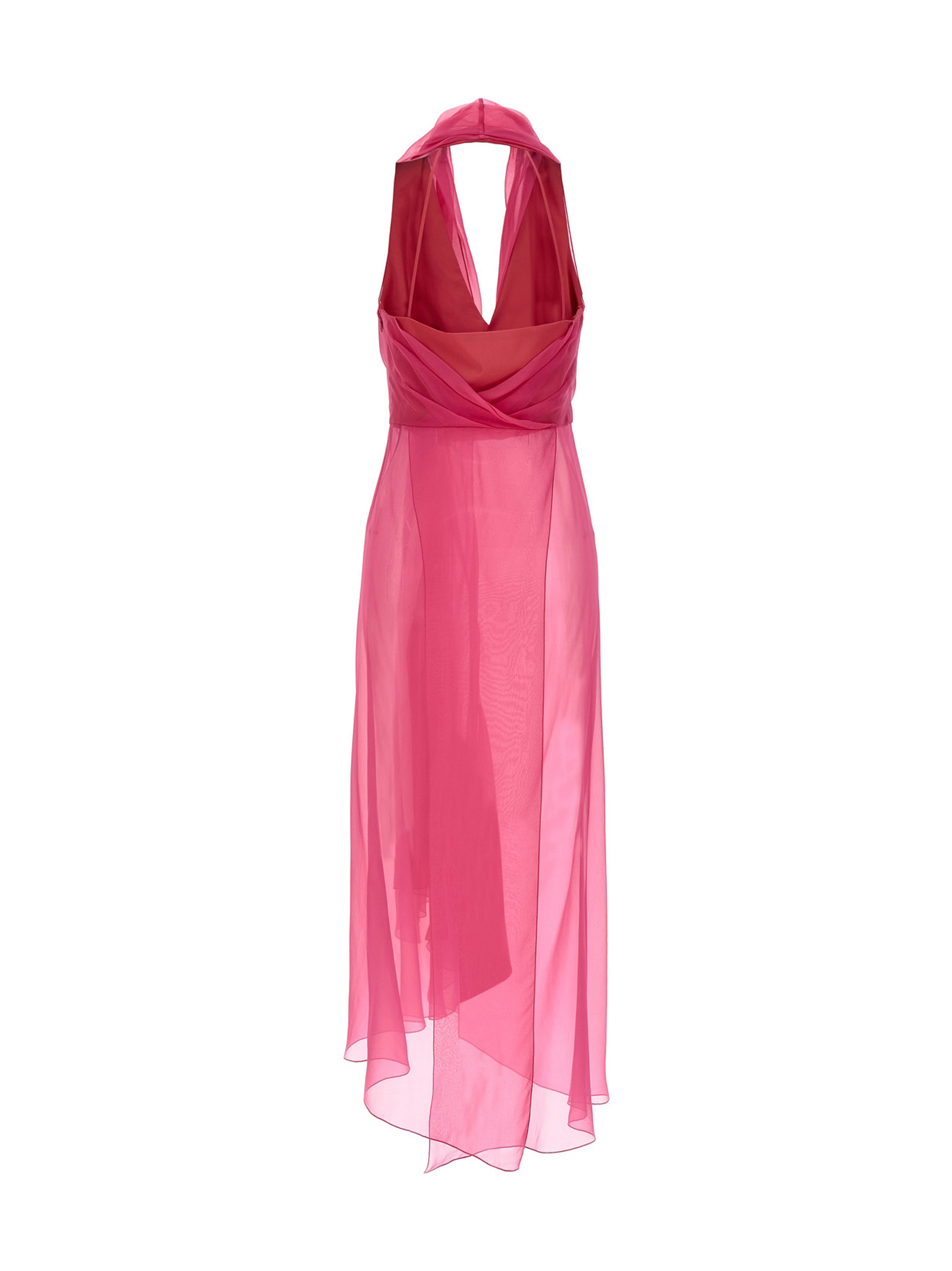 Alberta Ferretti Chiffon Blouse In Pink