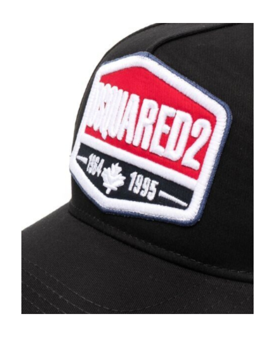 Dsquared2 Embroidered-logo Baseball Cap In Black