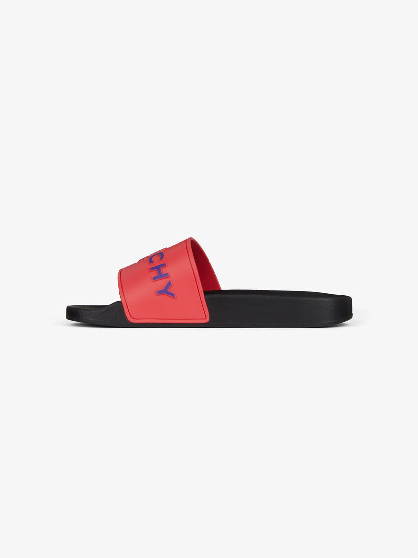Givenchy Paris Logo Slides In Black