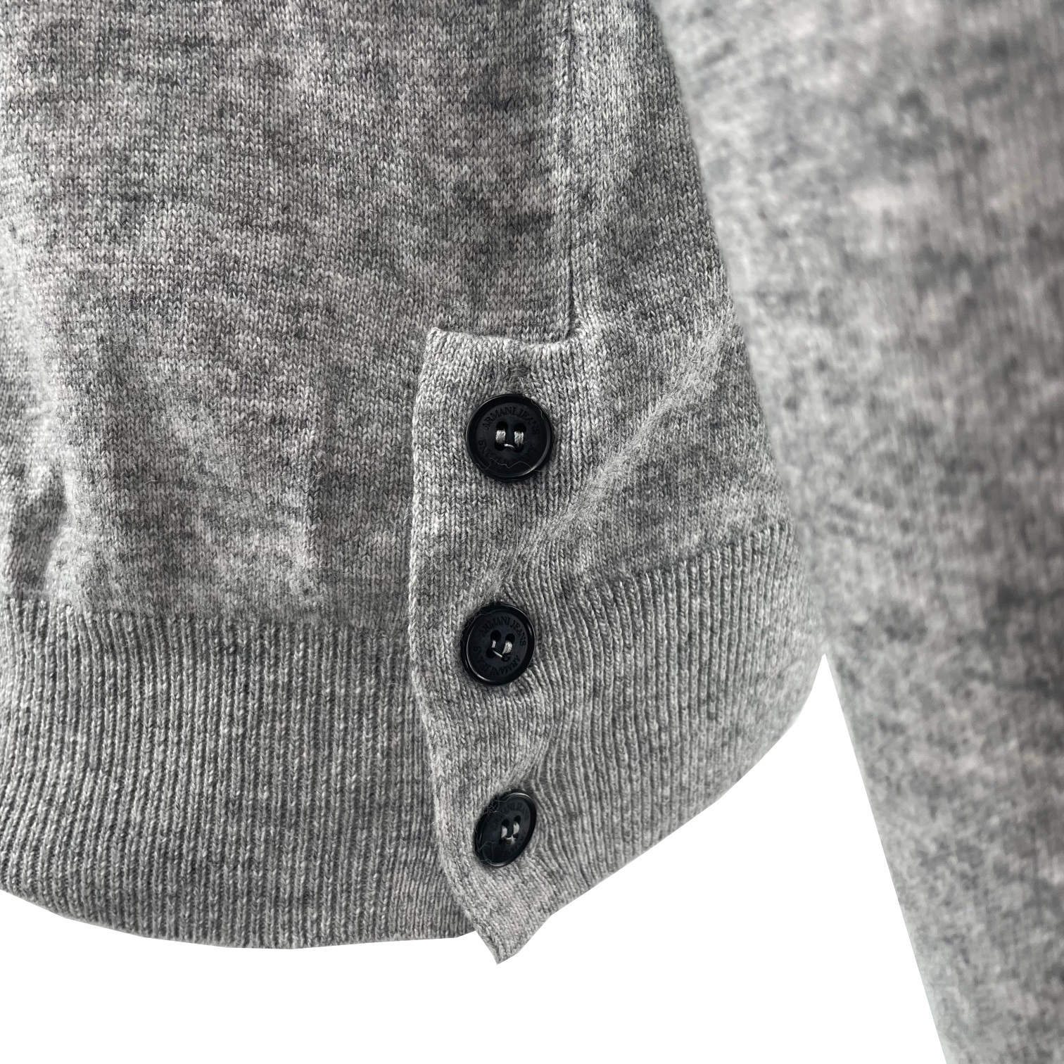 ARMANI JEANS V-NECK LONG-SLEEVED SWEATER