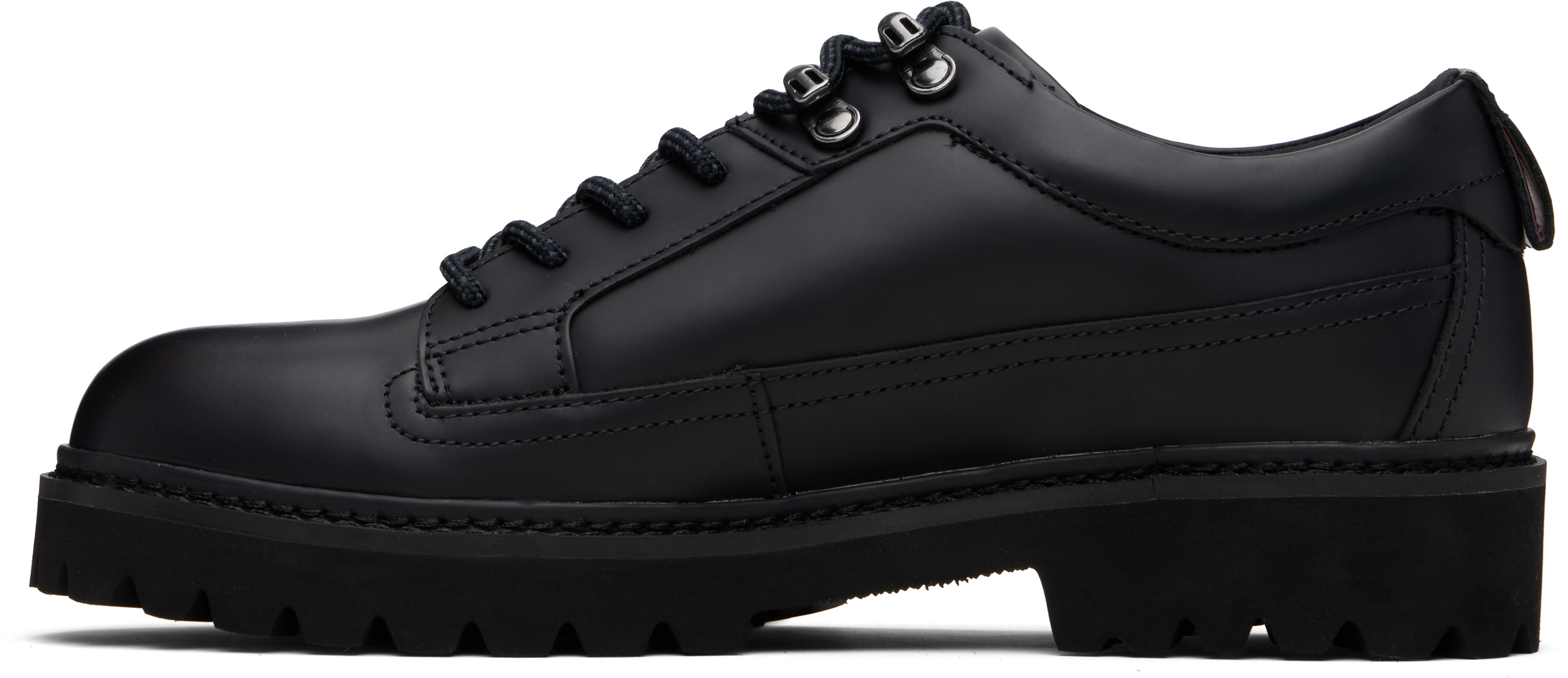 Hugo Boss Lace-up Derby Shoes In Black