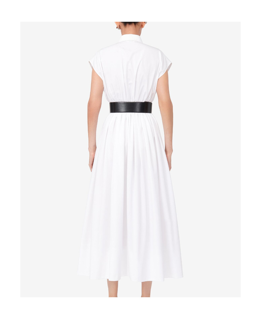 Alexander Mcqueen Hemdkleid Aus Baumwolle In White