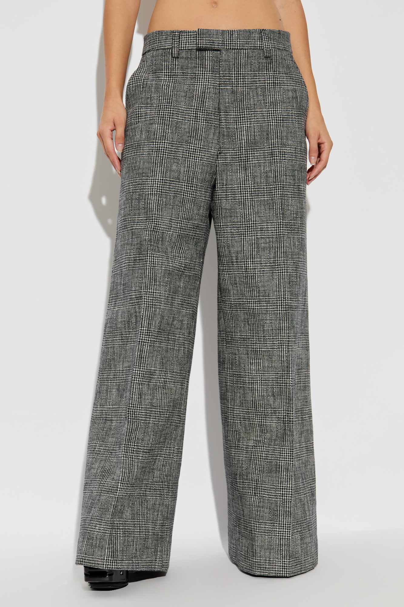 Vetements Wide-leg Casual Pants In Gray