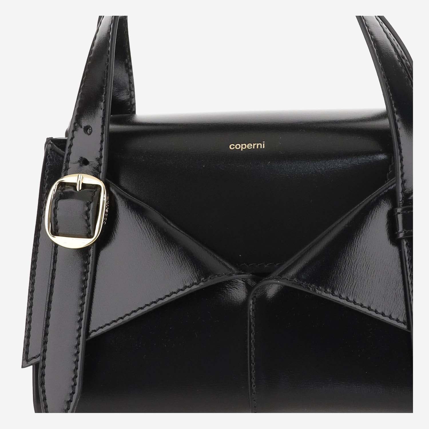 Coperni Double Handle Shoulder Bag In Black