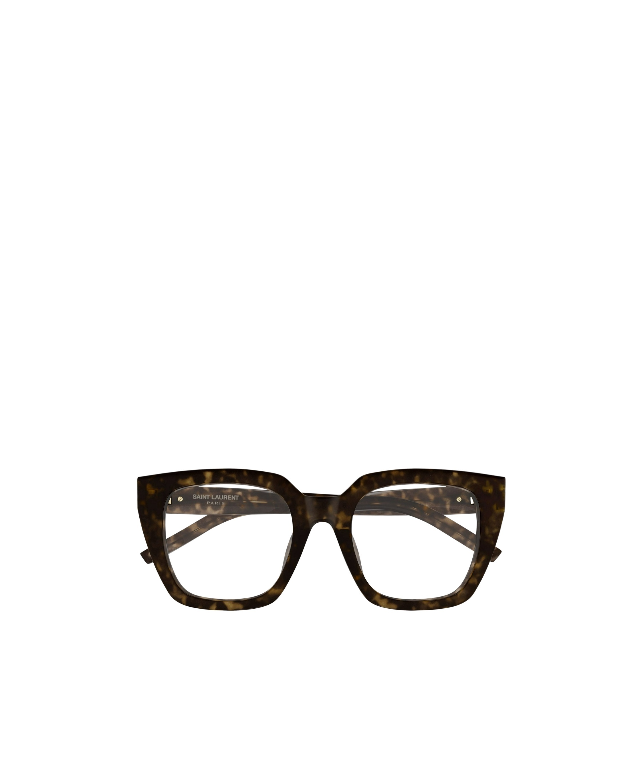 Saint Laurent Rectangular Flat Mirror In Brown
