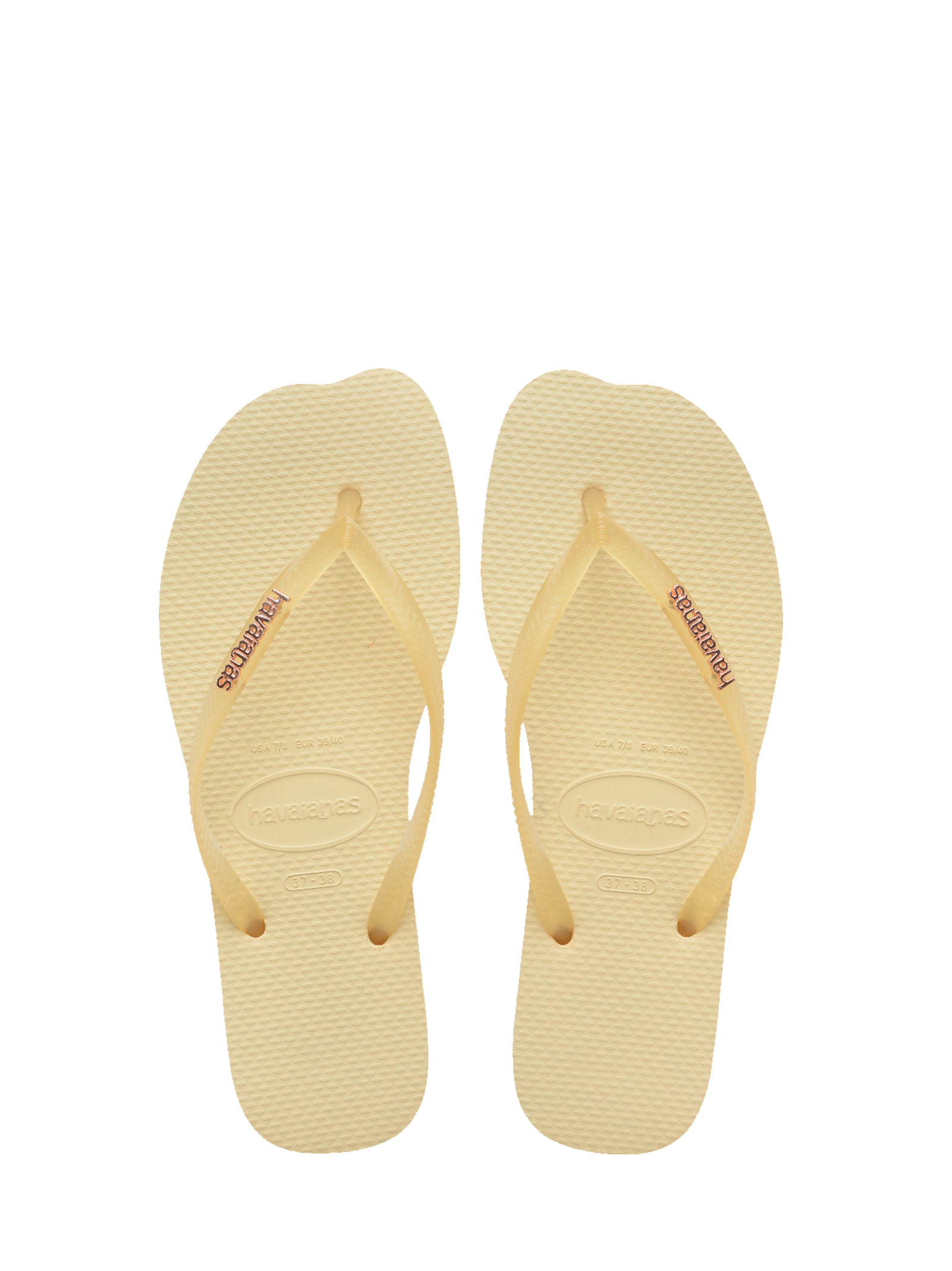 Havaianas Flat Flip-flops In Yellow