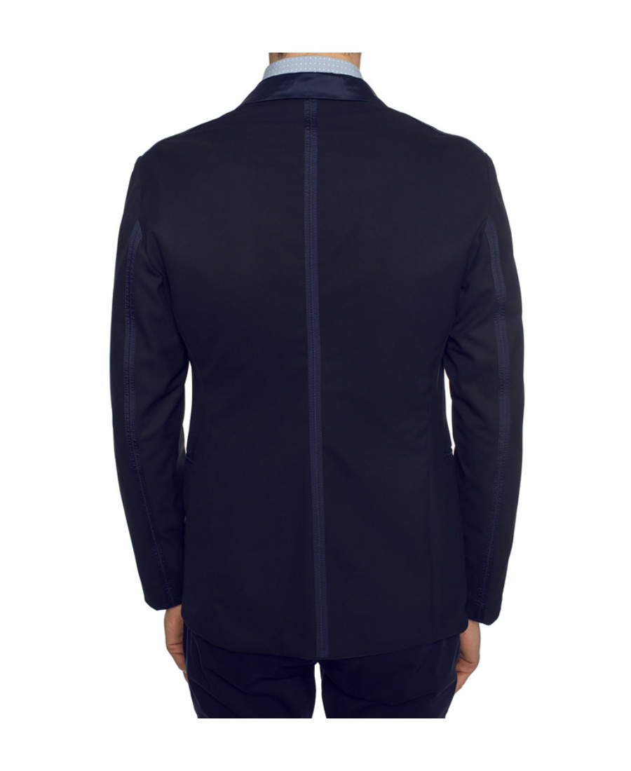 Emporio Armani Double-sided Suit Jacket In Black
