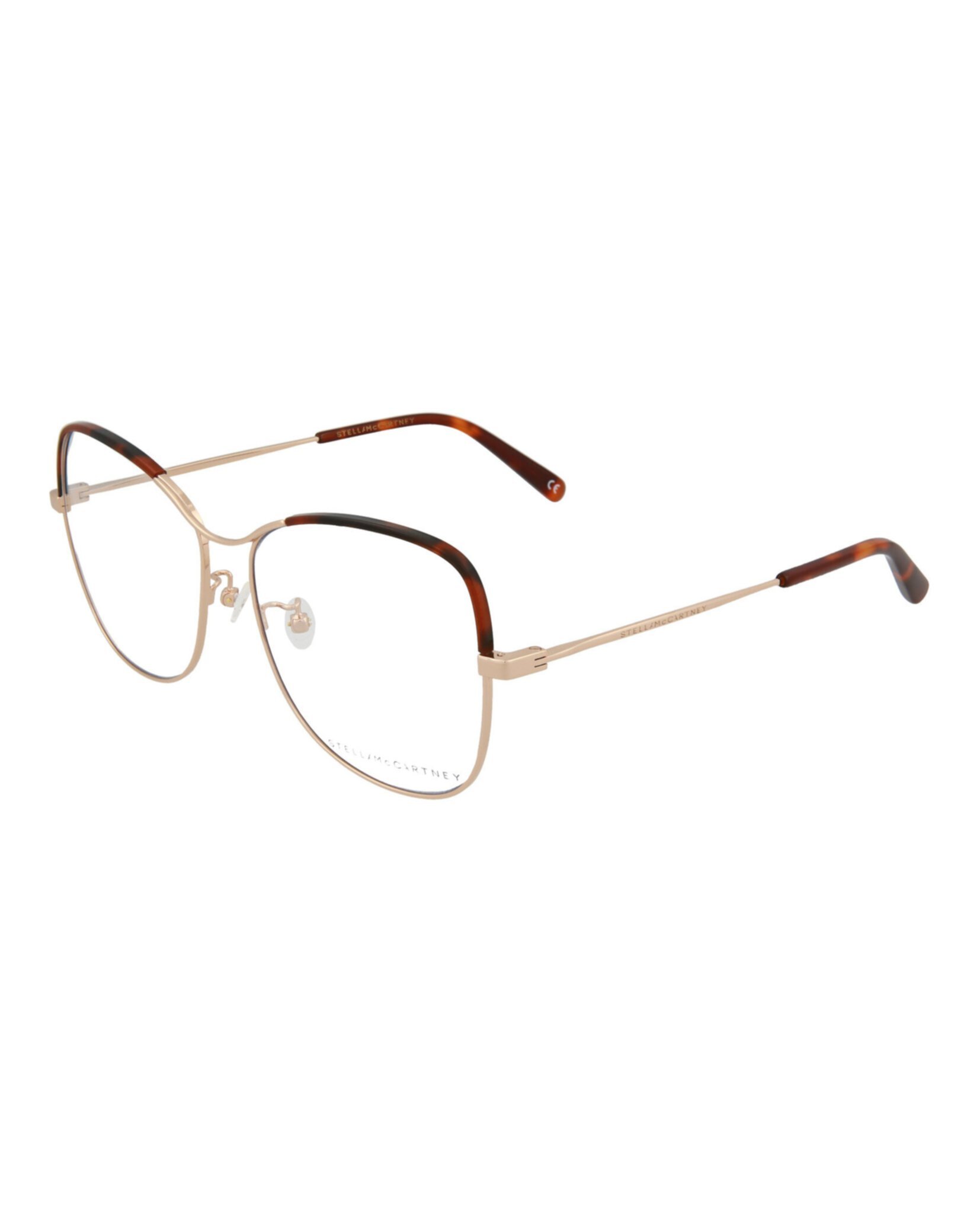 Stella Mccartney Circular Flat Mirror In Nude