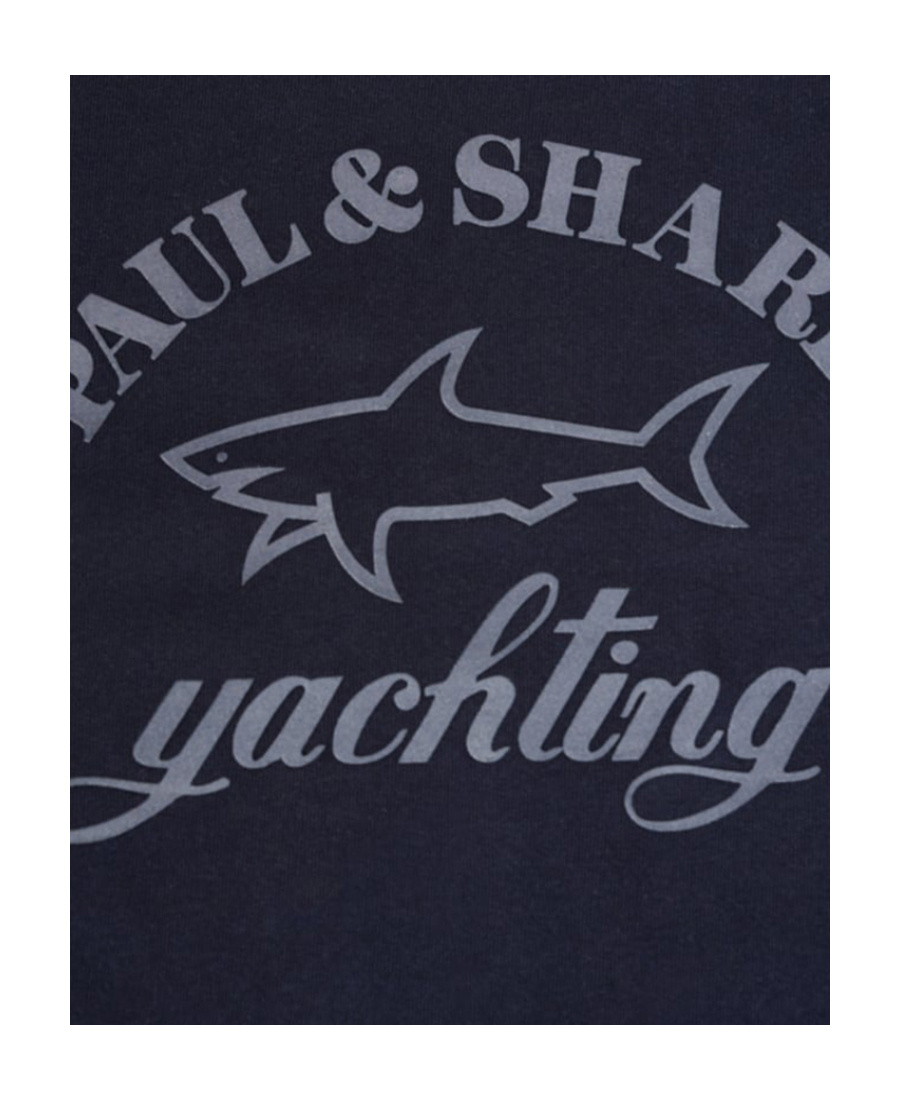 Shop Paul & Shark Logo Pattern Sweater In Blue