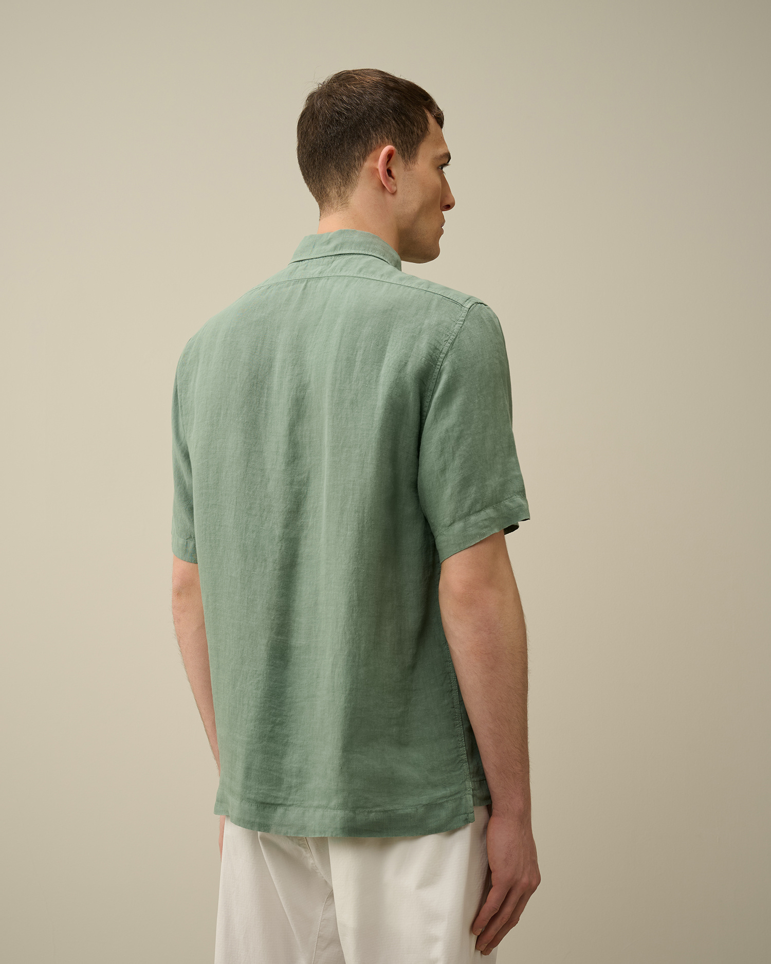 C.p. Company Short-sleeved Shirt In Green