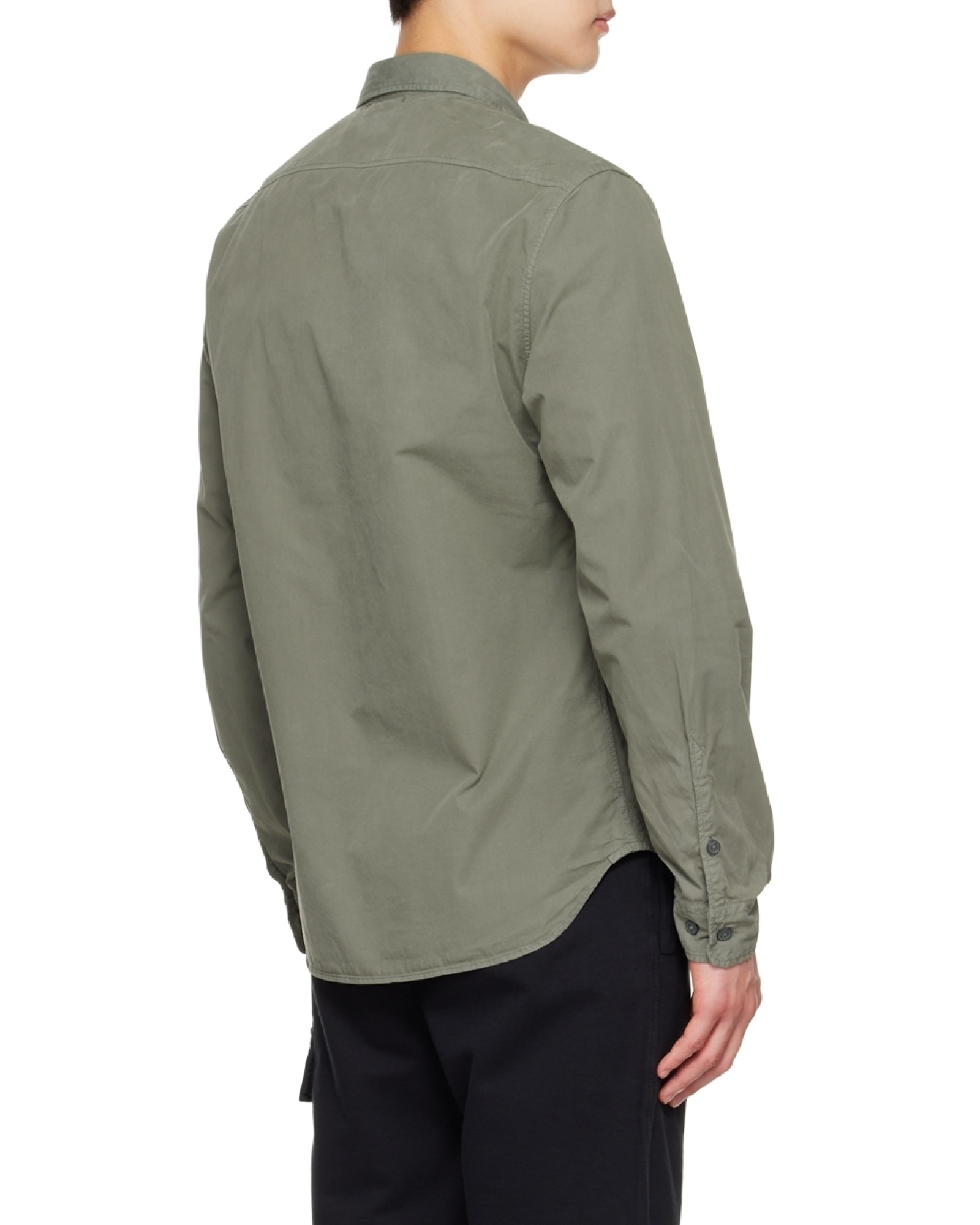 C.p. Company Lens-detail Shirt In Gray