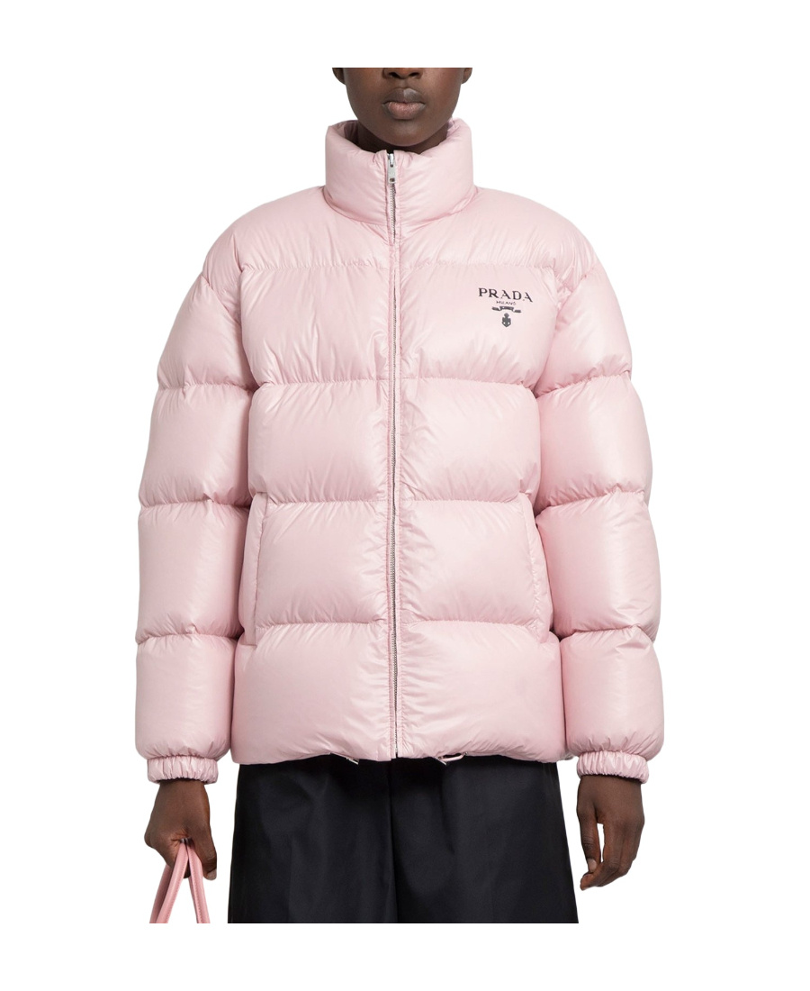 PRADA LOGO DOWN JACKET 
