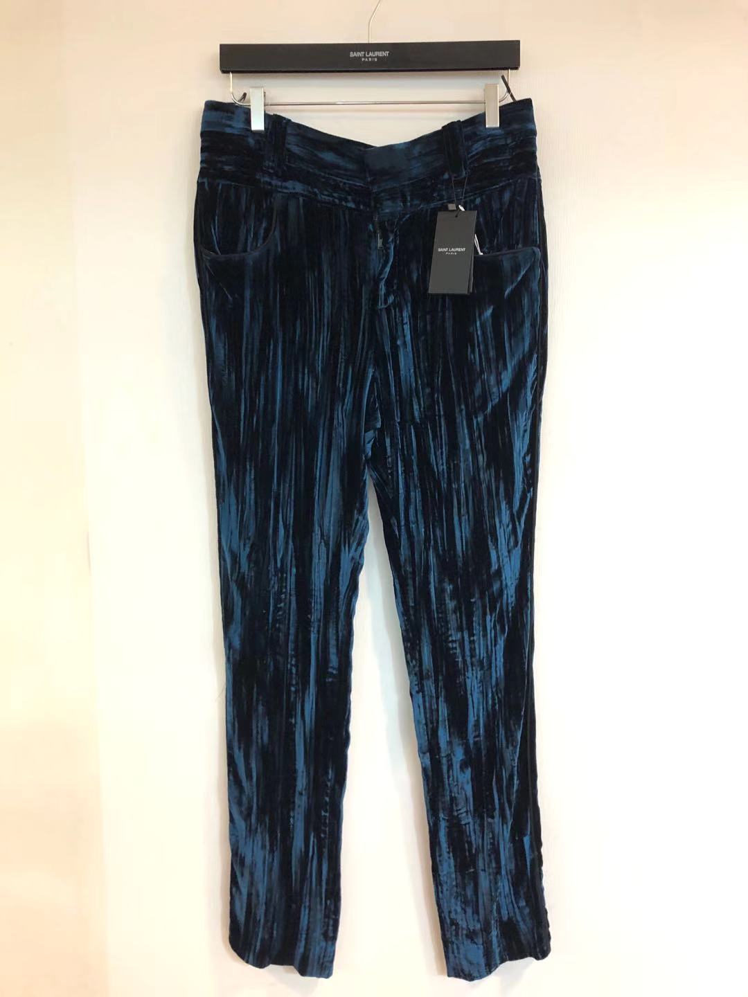 Saint Laurent Straight Casual Pants In Black