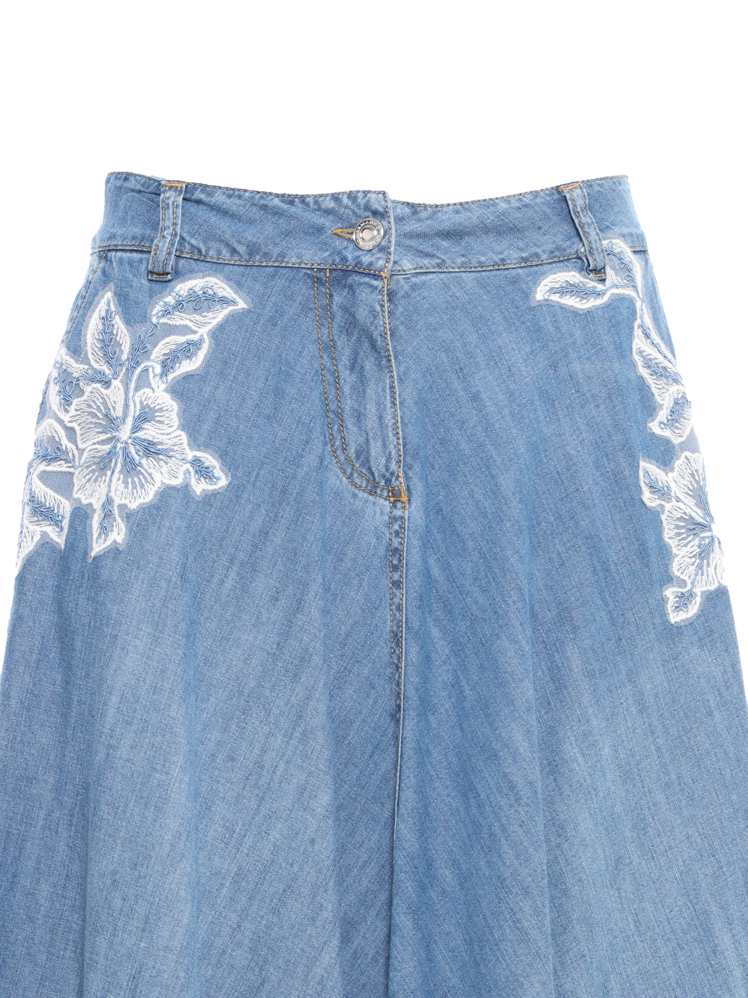 Ermanno Scervino Denim Skirt