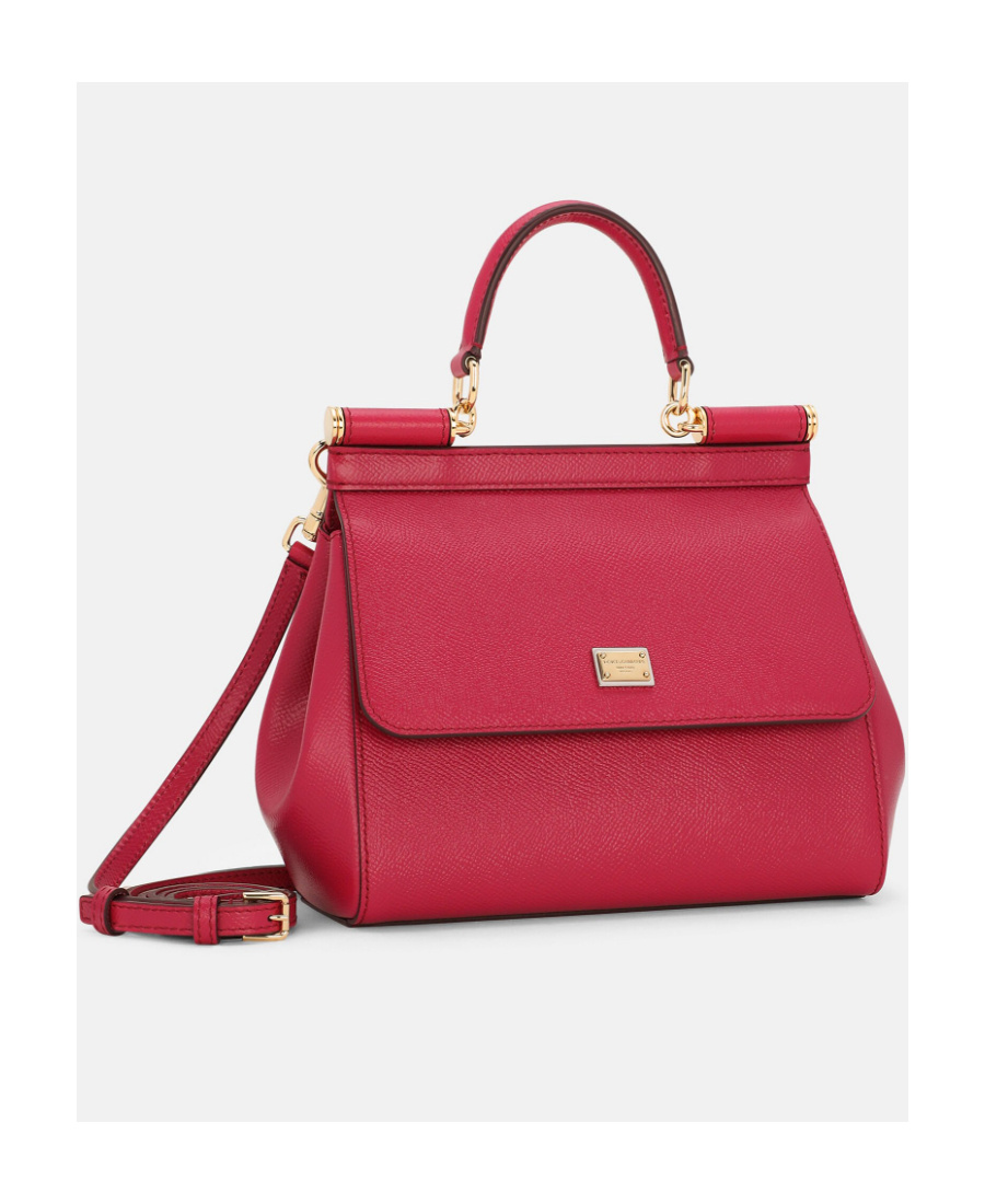 Dolce & Gabbana Premium Black Tote Bag For Women In Red