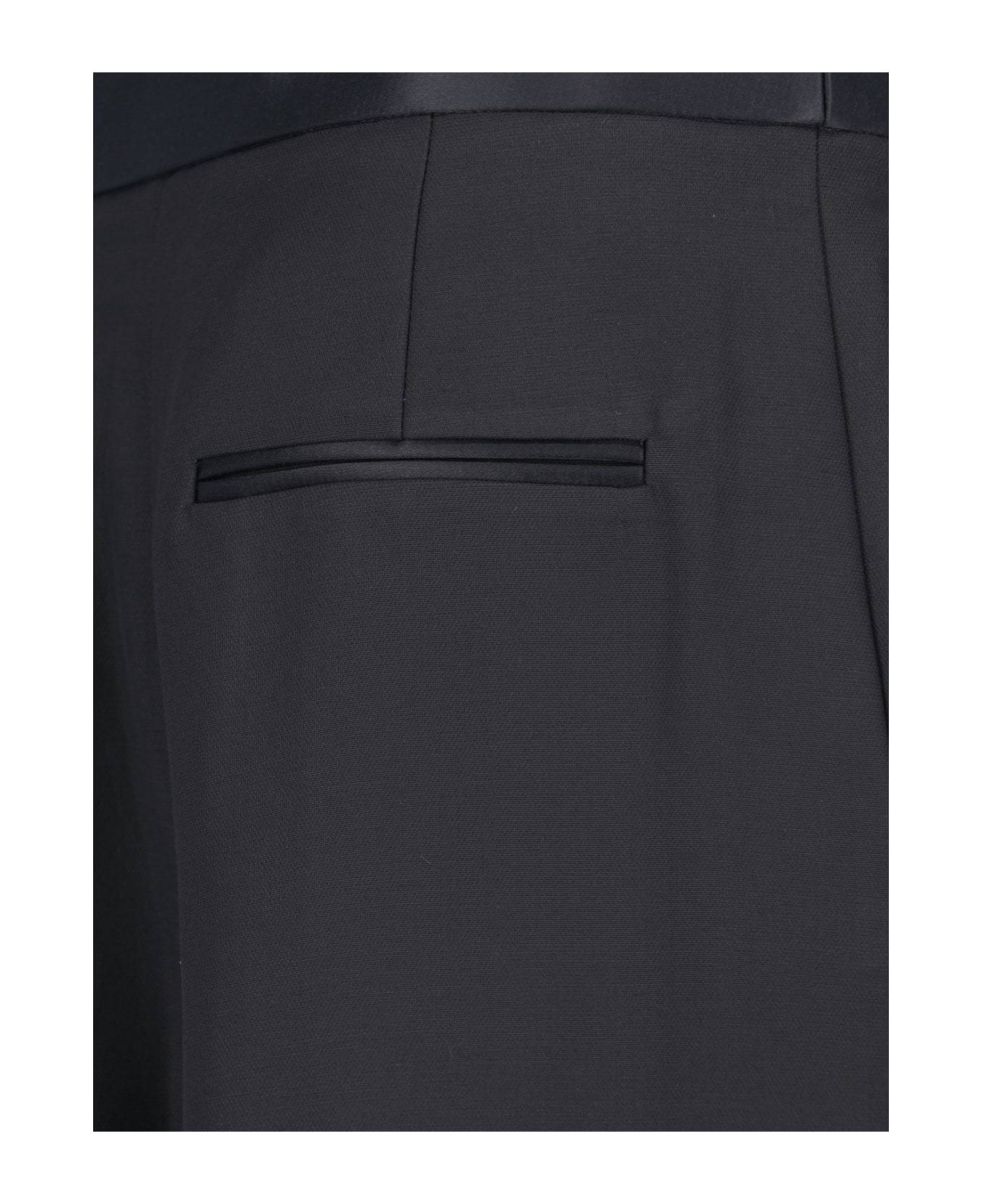 Shop Khaite Marine Trousers In Black