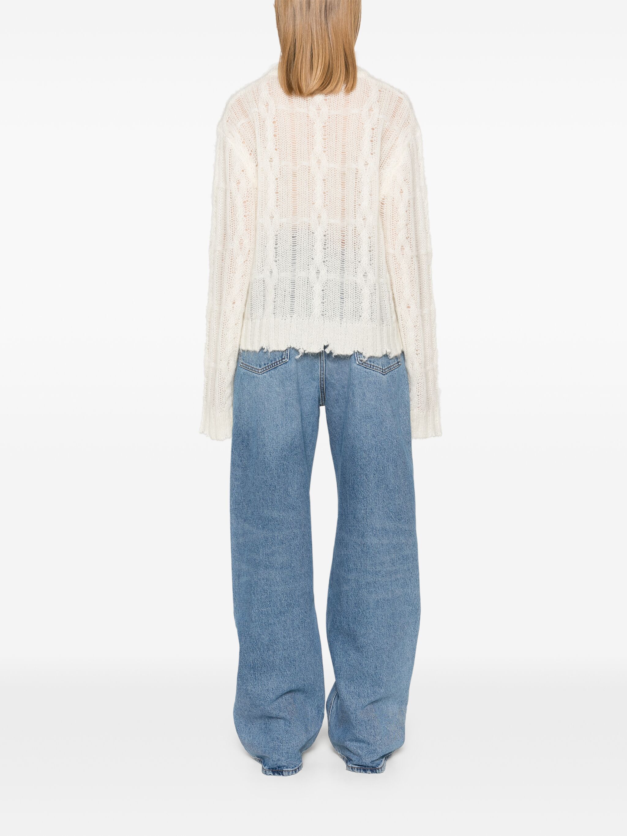 Séfr Solange Sweater In Milky White