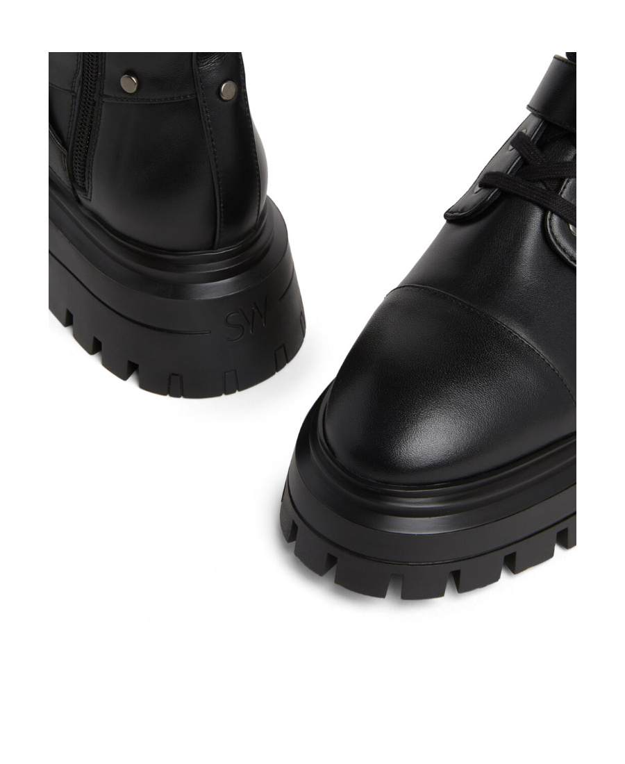 Stuart Weitzman Maverick Bedford Boot With Rubber Sole In Black