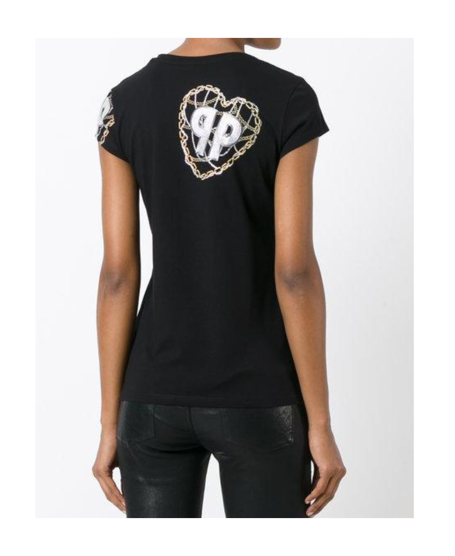 Philipp Plein Print T-shirt In Black