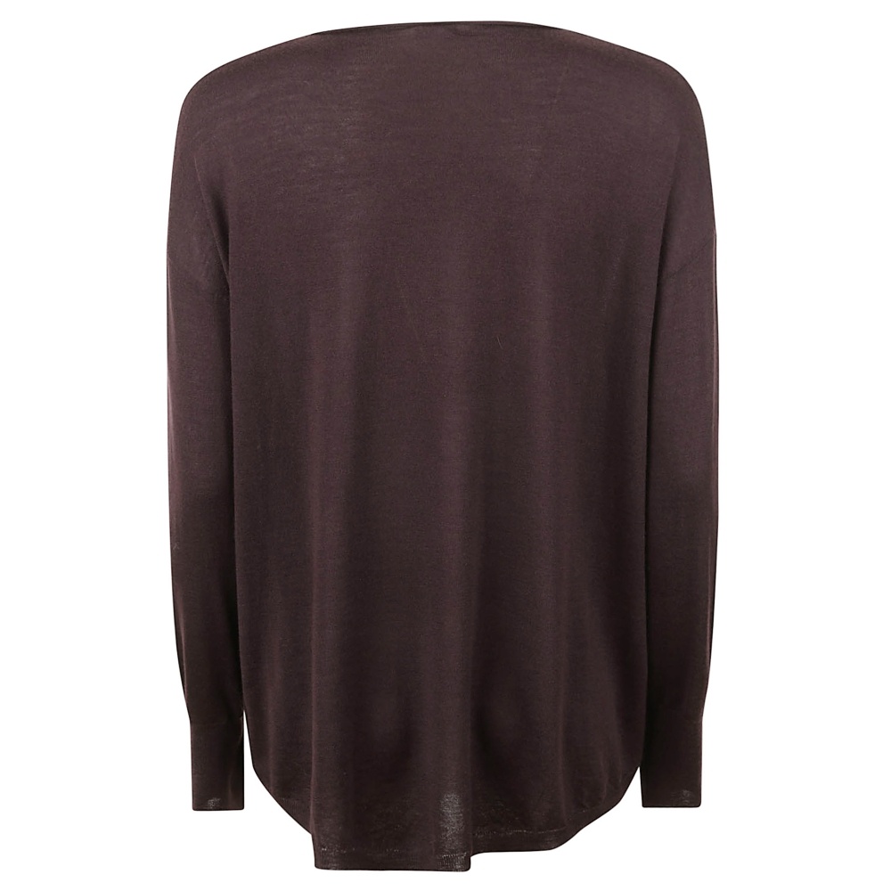 Aspesi Crew Neck Sweater In Black