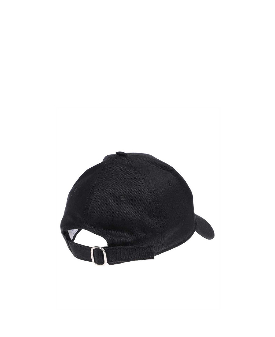 Off-white Bookish Logo-embroidered Baseball Cap In Black