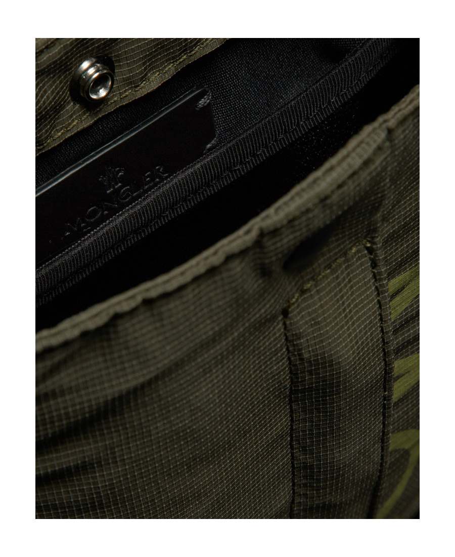 Moncler Alchemy Satchel Bag In Olive Green