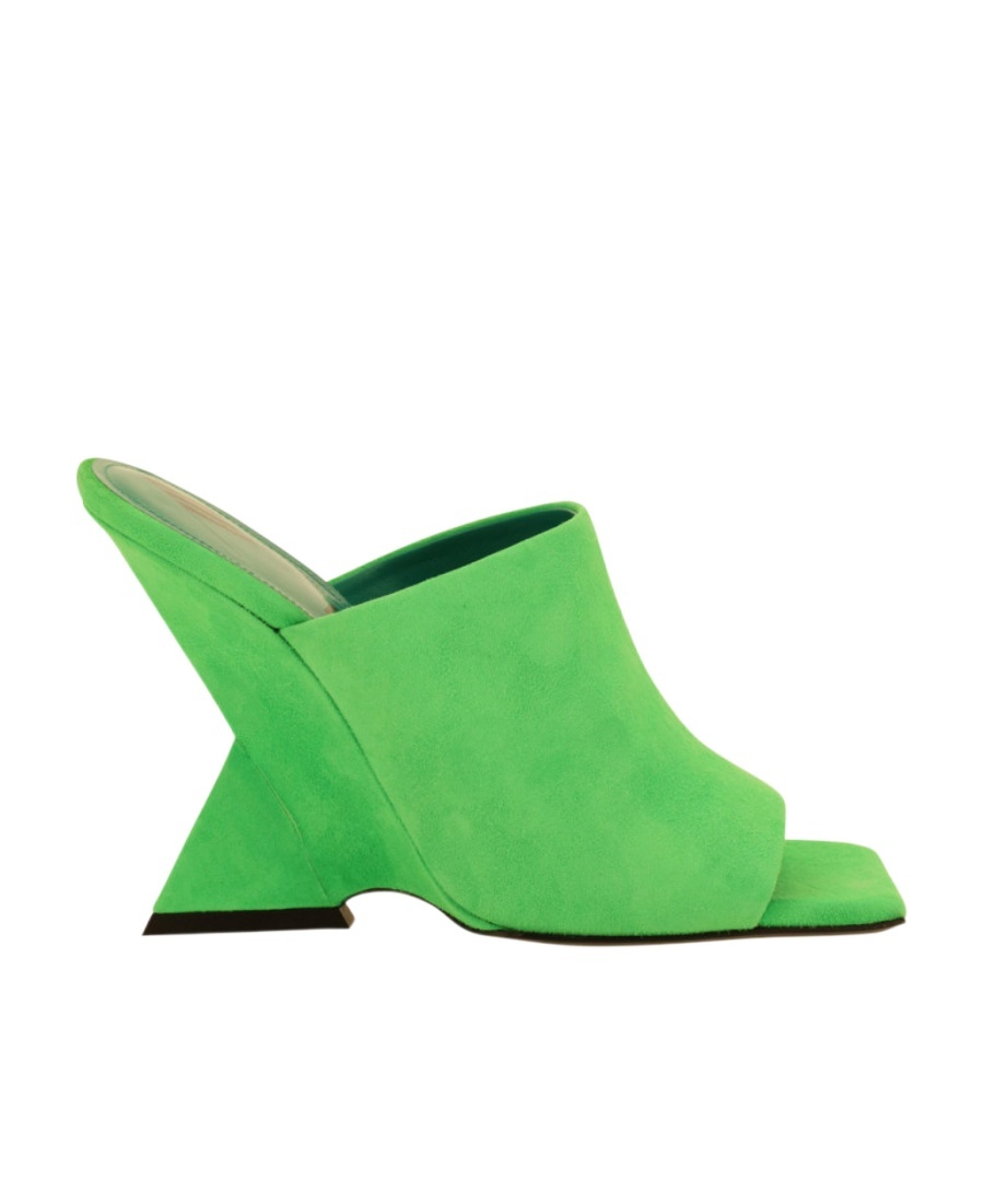 Attico Cheope Sandals In Green