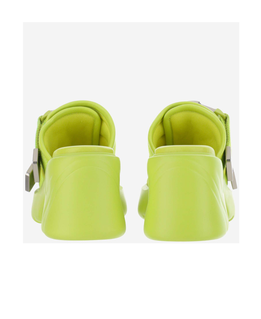 Bottega Veneta Flash Platform Sandals In Green