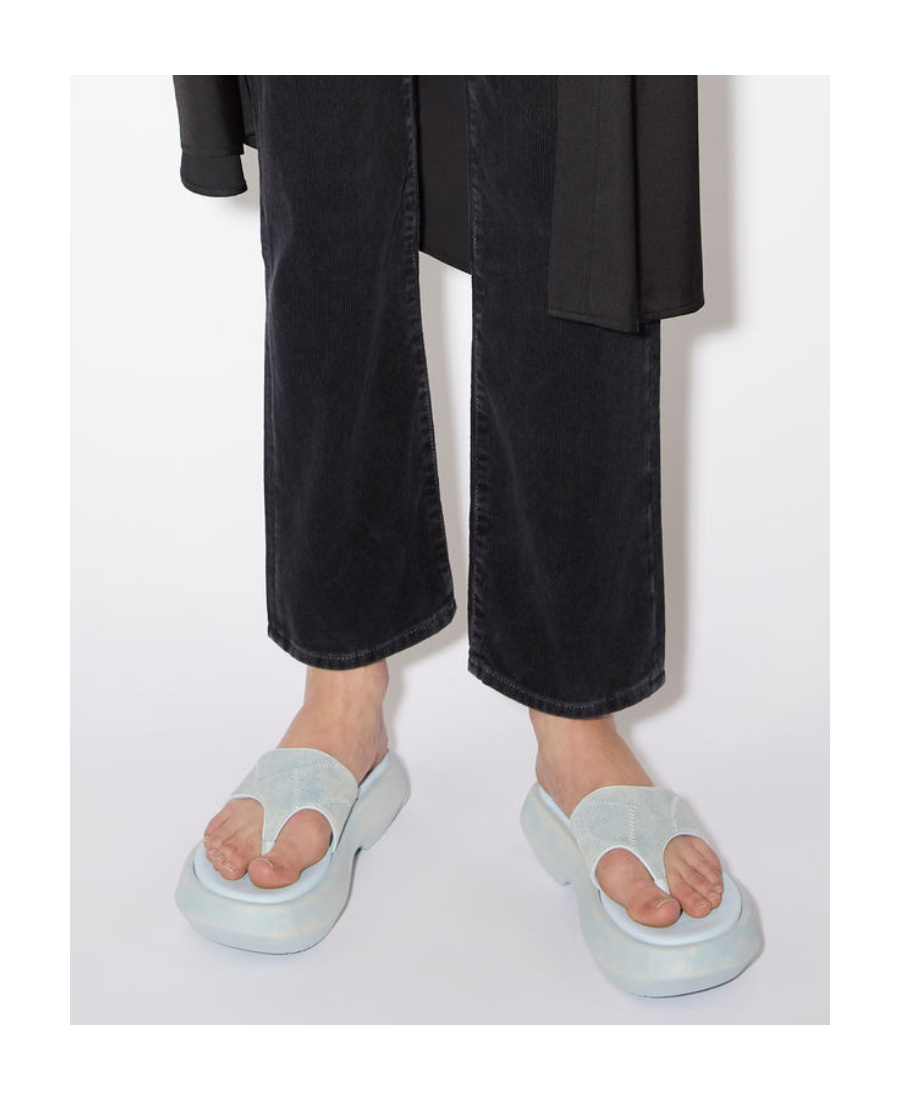 Acne Studios Thong-strap Slip-on Sandals In White