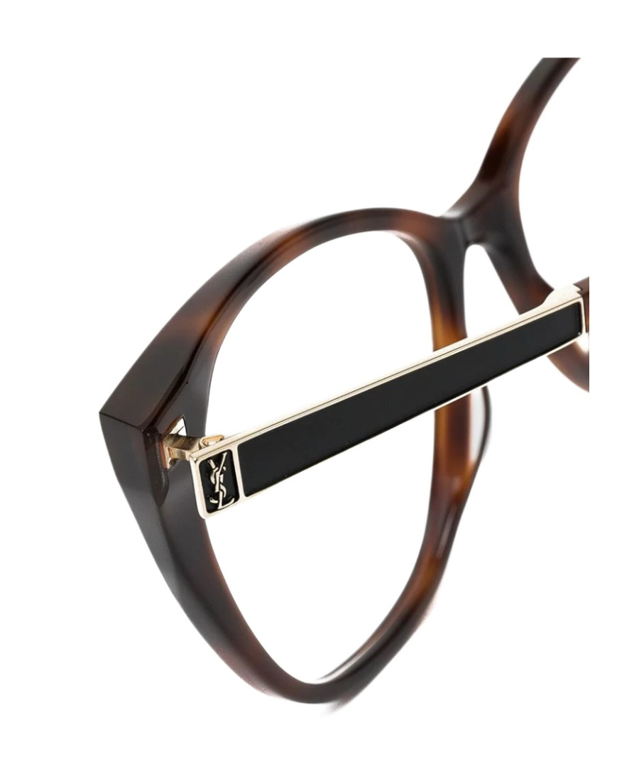 Saint Laurent Slm72 Square-frame Glasses In Black