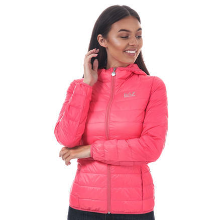 Emporio Armani Logo Details Down Jacket In Pink
