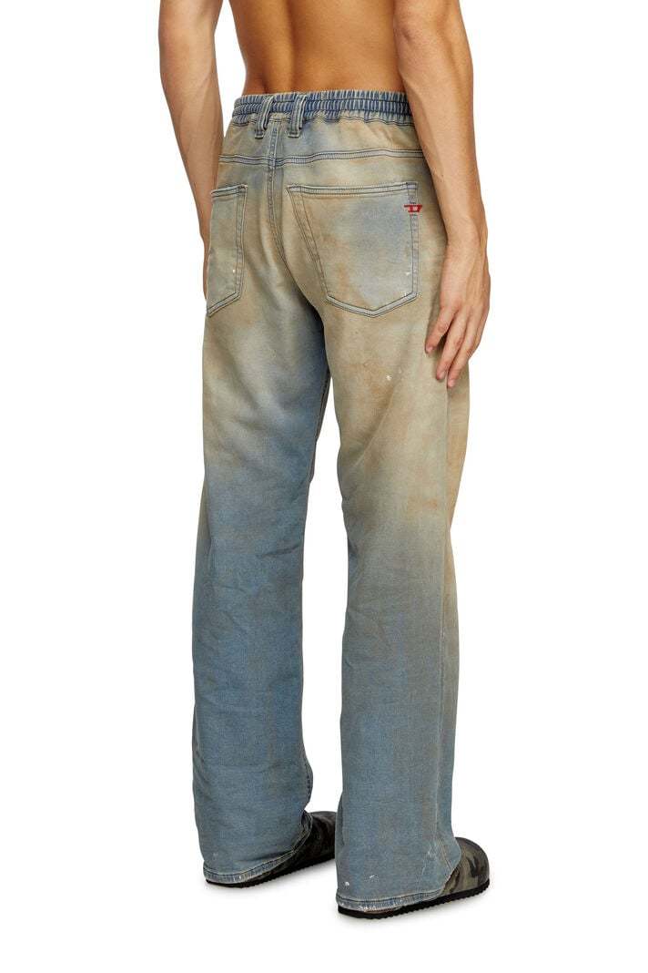 Diesel Blue Relaxed D-reel Denim Joggjeans 068ql Jeans In Nude