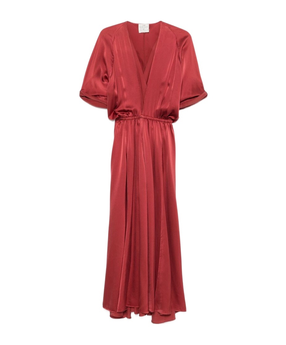 Forte Forte Women Silk Long Dress In Red