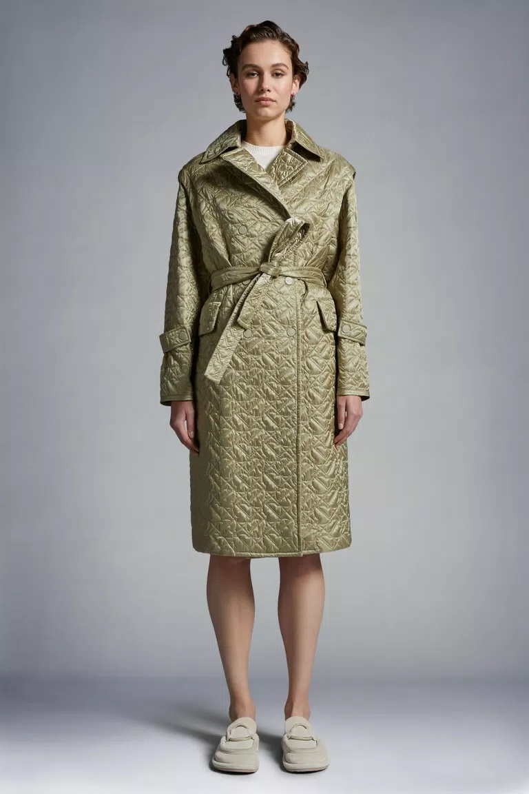MONCLER SAMARE PADDED TRENCH COAT