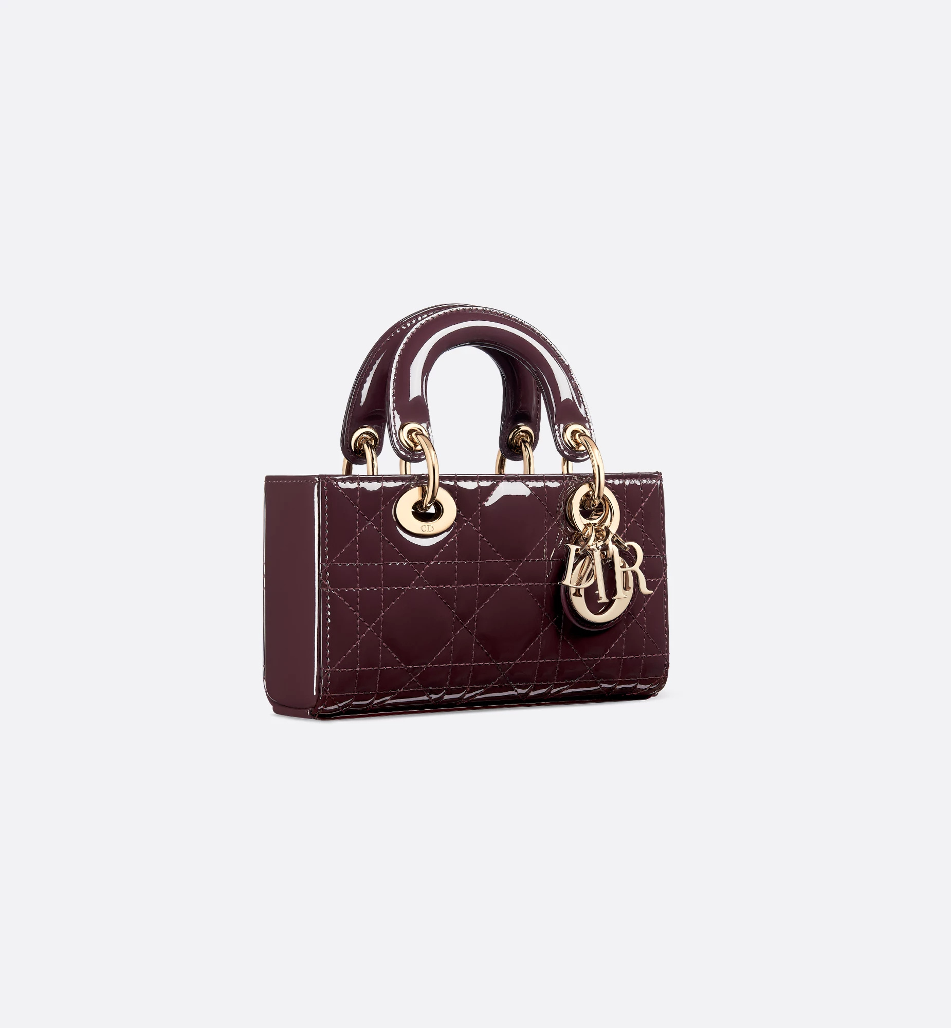 Dior Lady D-joy Micro Bag In Red