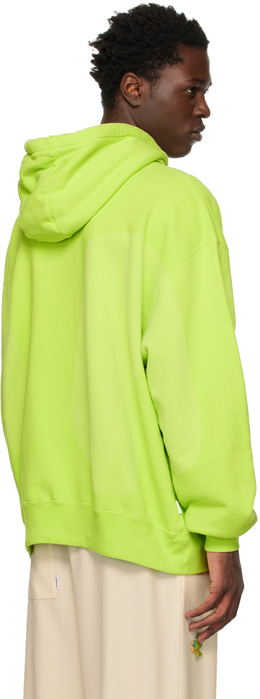 Bonsai Logo-print Drawstring Hoodie In Green