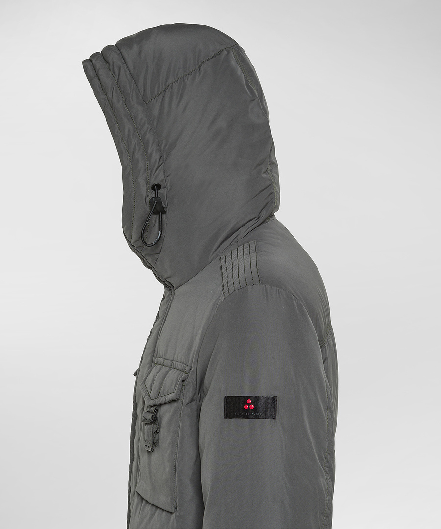 Peuterey Long-sleeved Down Jacket In Black