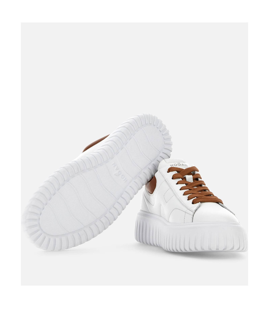 HOGAN HOGAN H-STRIPES LACE-UP SNEAKERS