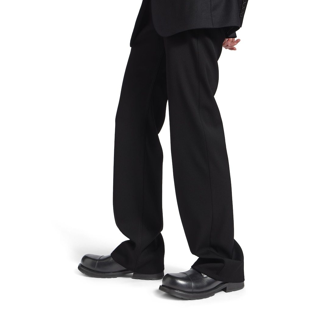 Balenciaga Truck Derby Shoes In Black