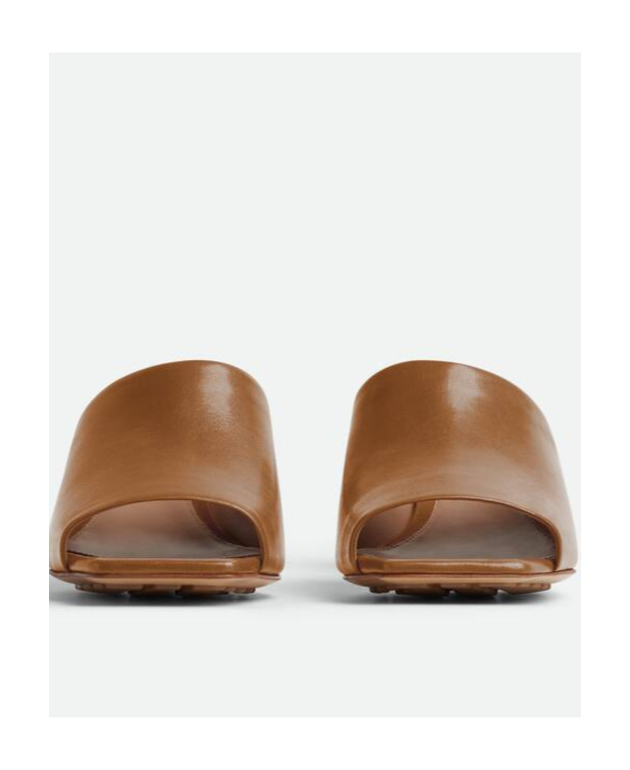 Bottega Veneta Knot Leather Mules In Brown