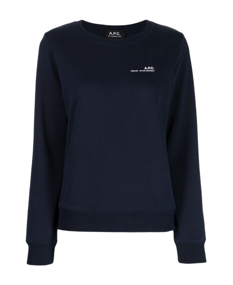 Apc Logo-print Sweatshirt